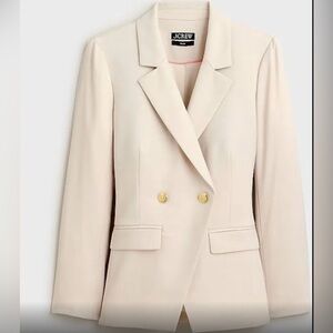 J.Crew Devon Blazer Size 6 Cream/Ivory